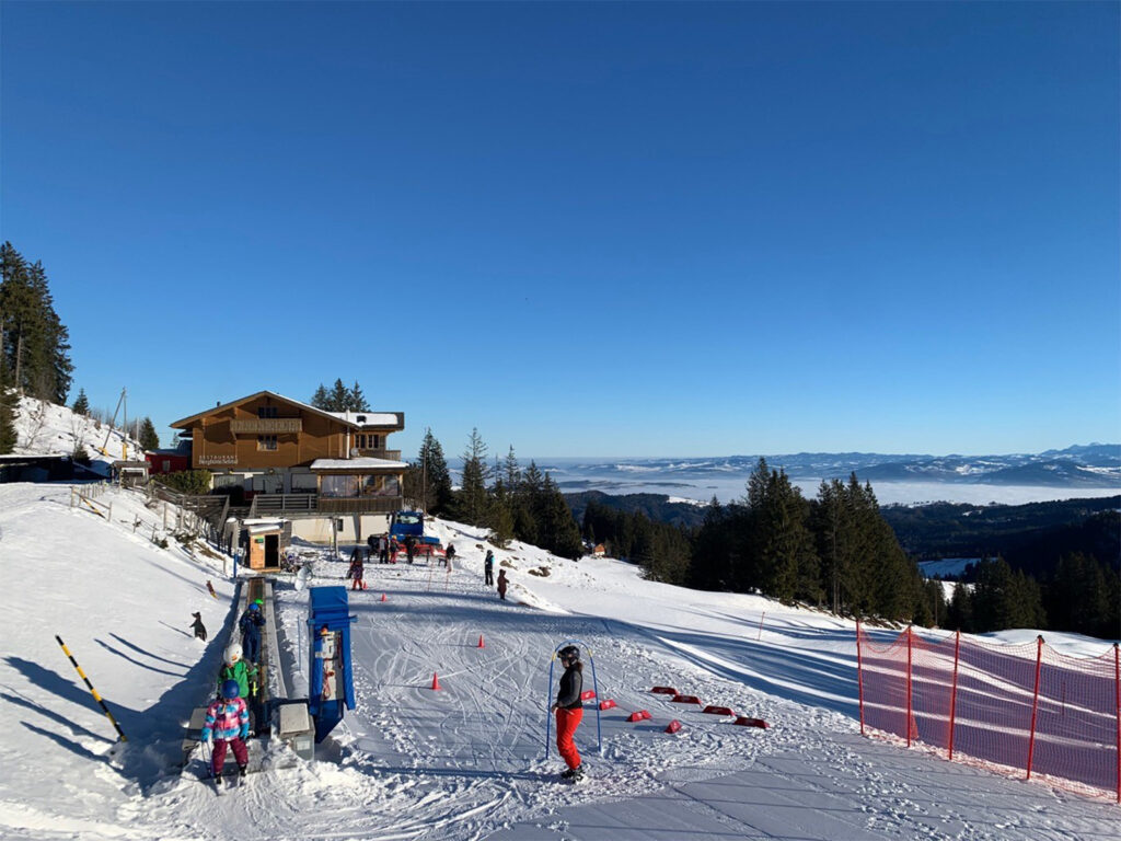 Winter Skifahren Selital Naturpark Gantrisch Bern Voralpen