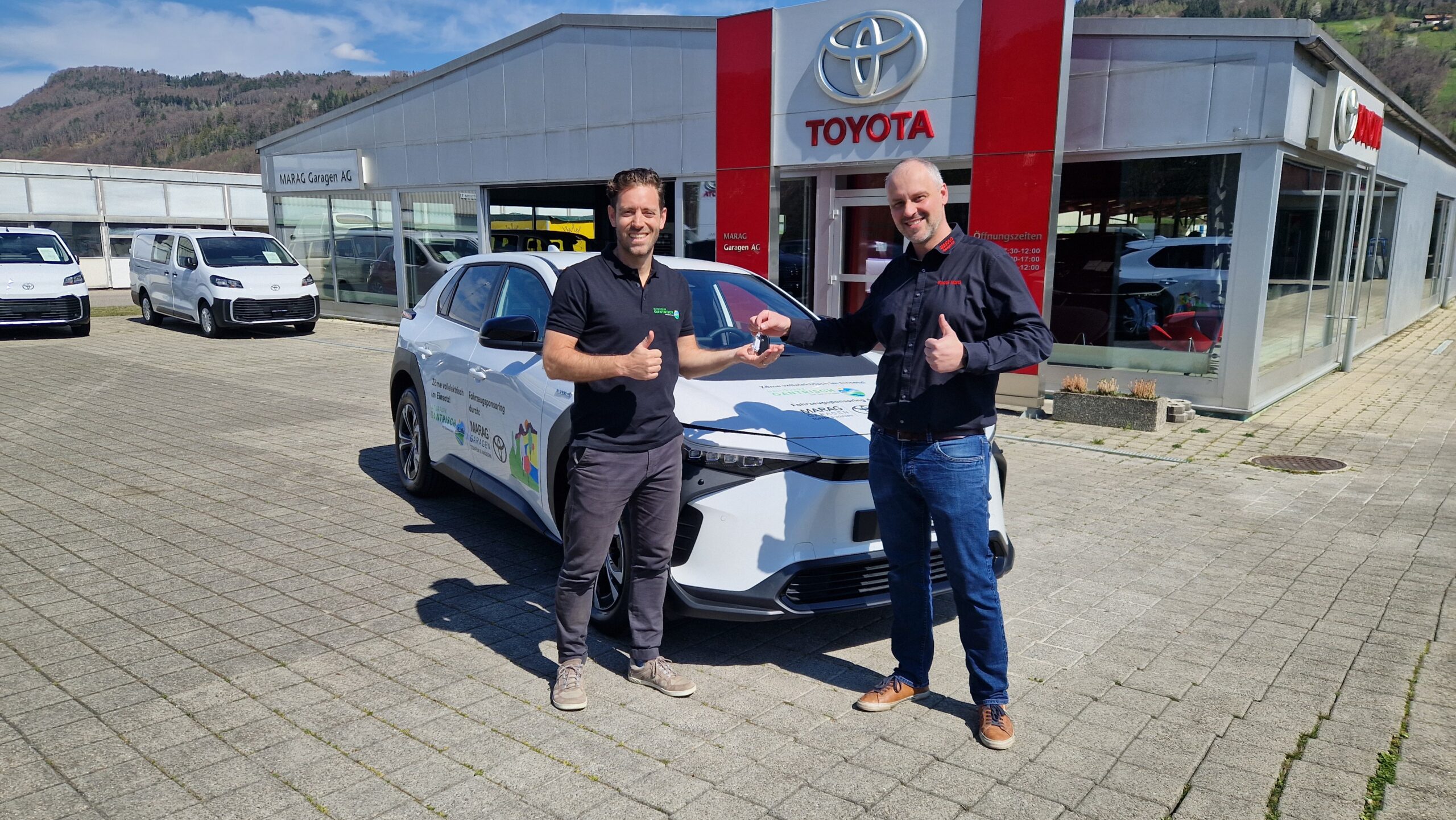 Fahrzeugsponsoring mit der MARAG AG