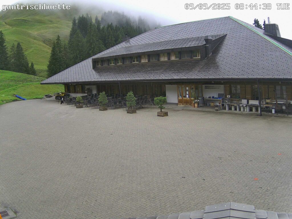 Webcam Gantrischhütte, 09.09.2025, 08:44 Uhr