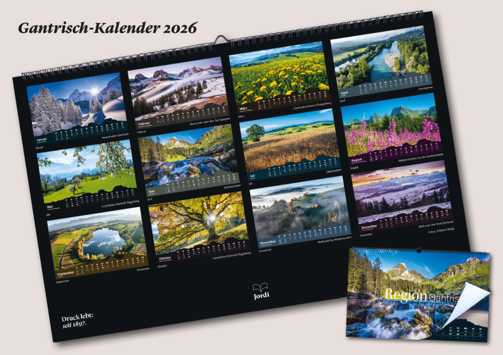 Gantrischkalender 2026 Übersicht