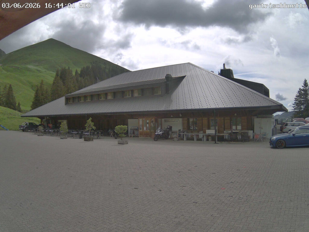 Webcam Gantrischhütte, 03.06.2026, 16.44 Uhr