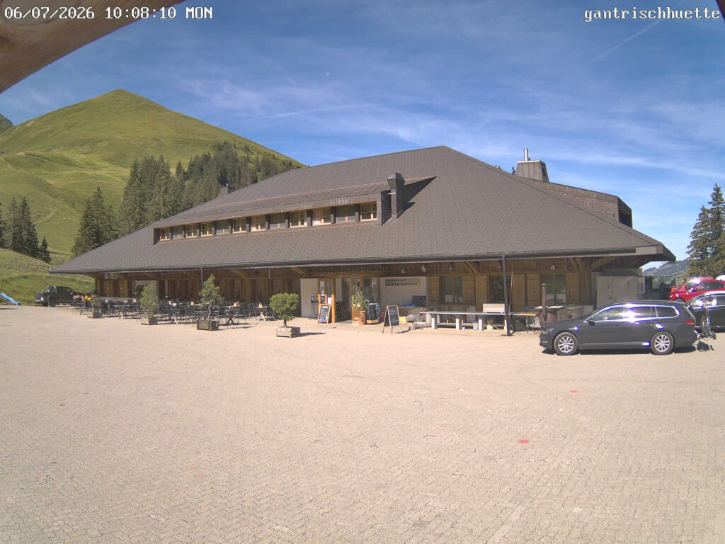 Webcam Gantrischhütte, 06.07.2026, 10.08 Uhr
