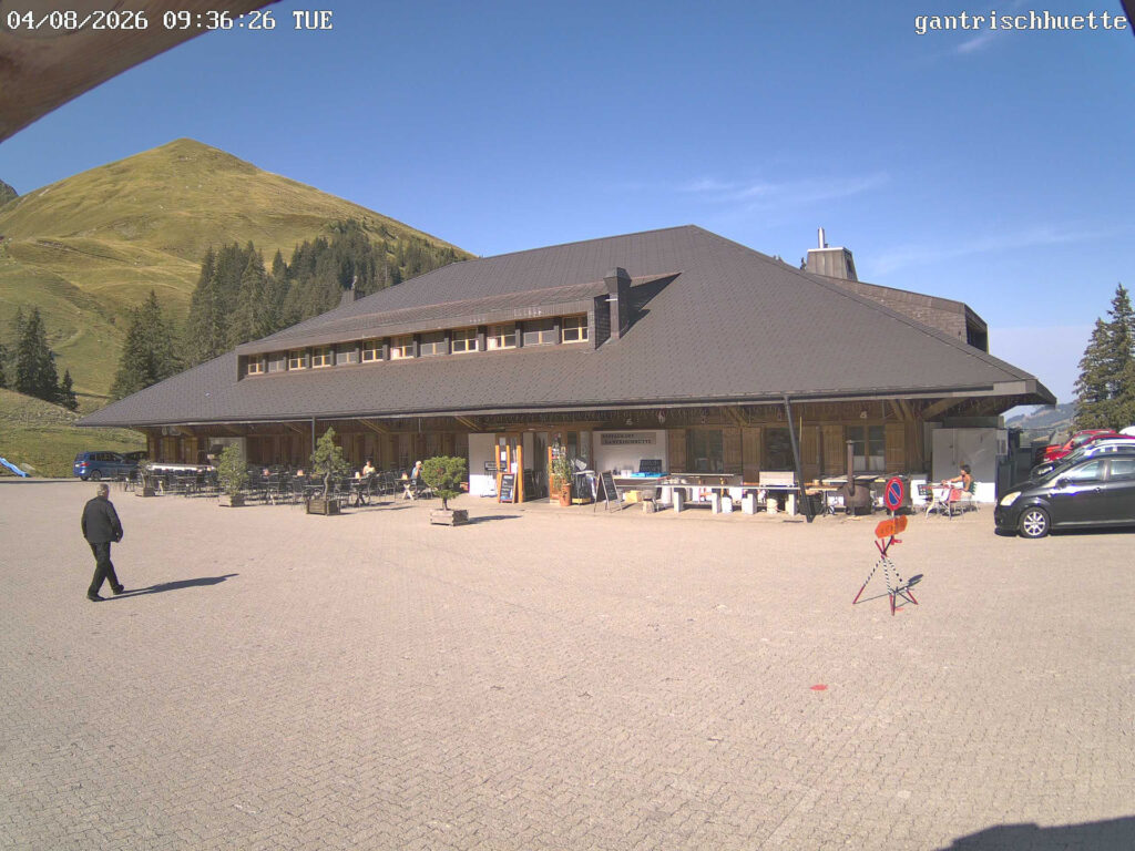 Webcam Gantrischhütte, 04.08.2026, 09.36 Uhr